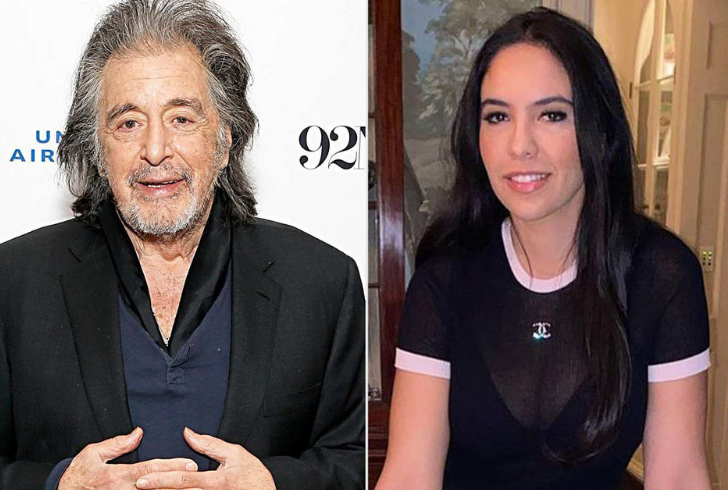 How many kids does Al Pacino have - Al Pacino with his girlfriend Noor Alfallah.