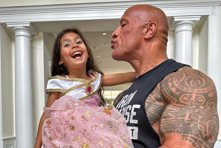 how many kids does Dwayne Johnson have