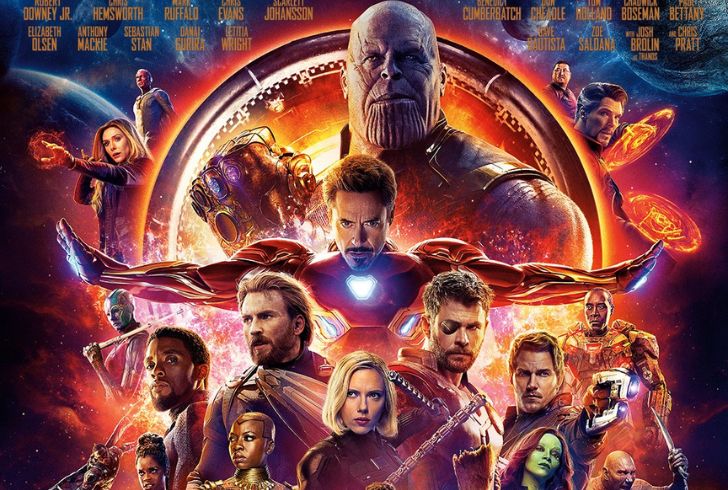 Endgame movie poster featuring iconic Marvel superheroes.